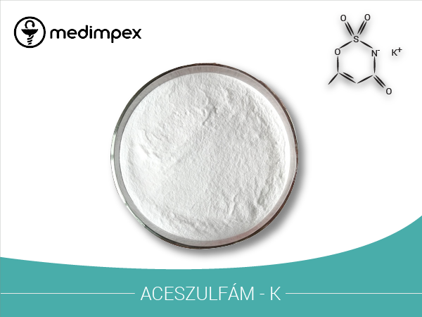 Aceszulfám-K - édesipar, élelmiszeripar