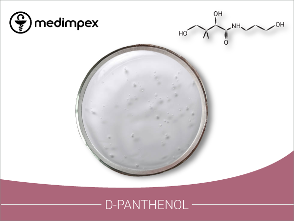 D-Panthenol - gyógyszeripar, kozmetika