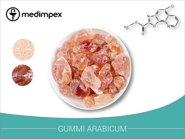 Gummi arabicum - élelmiszeripar